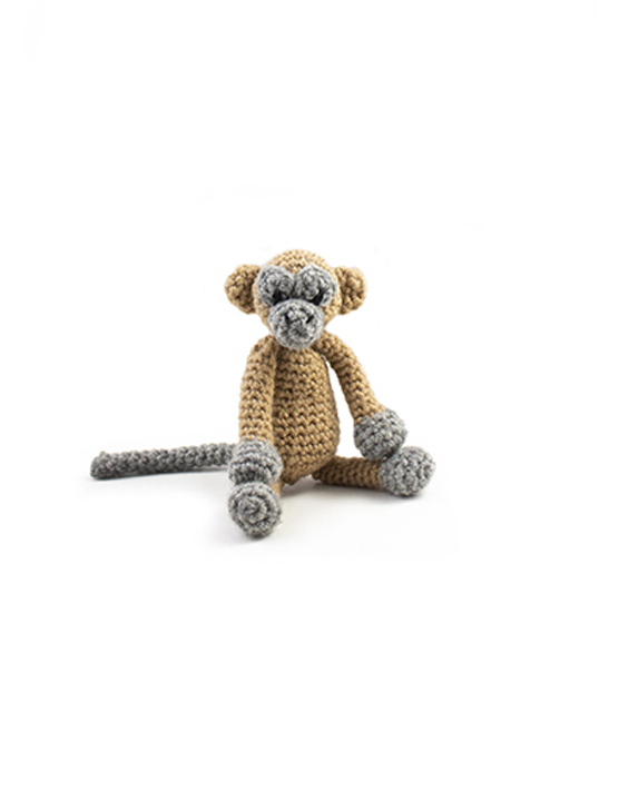 toft ed's animal mini isla the douc langur amigurumi crochet
